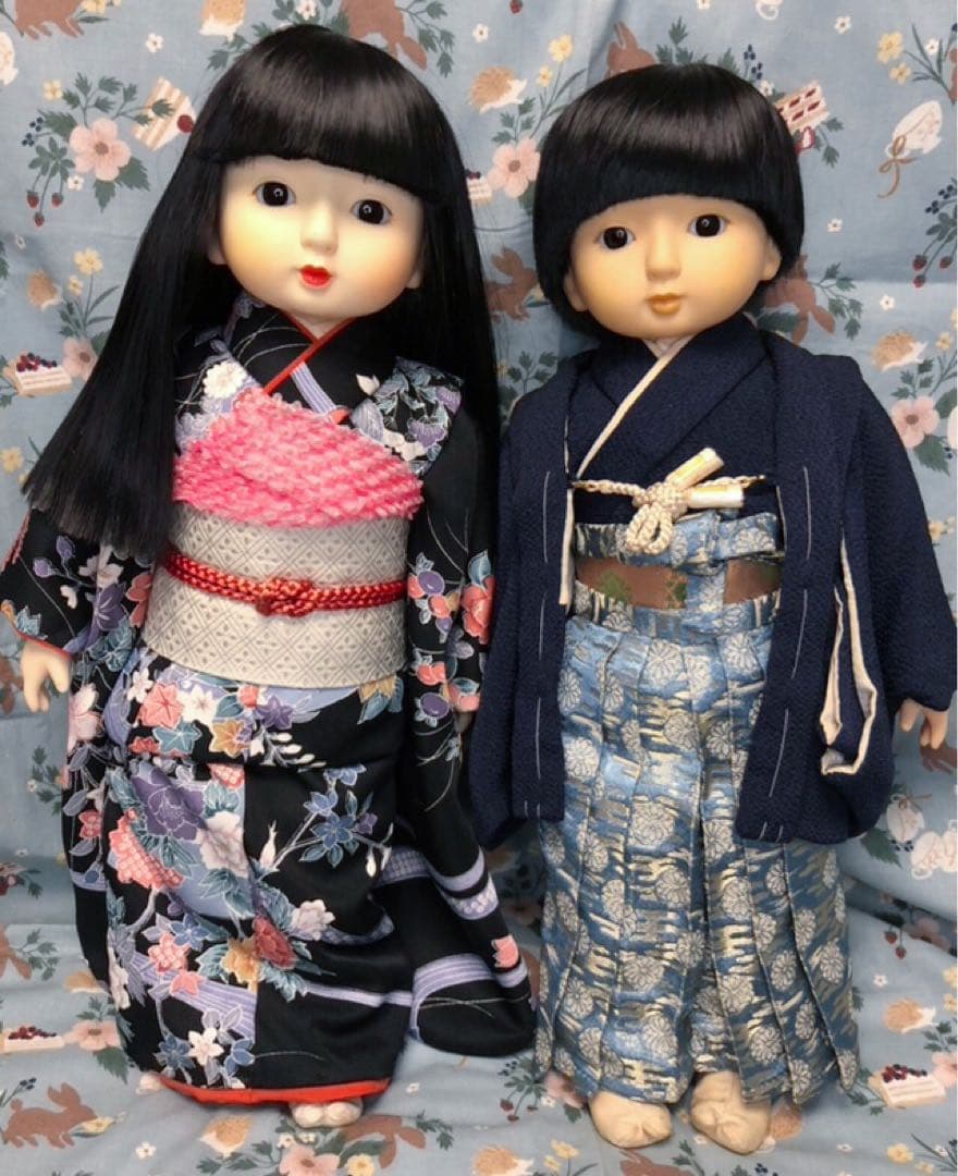 日本人形 市松人形　抱き人形　セキグチ　鈴乃屋　セイコちゃん　セイタローくん