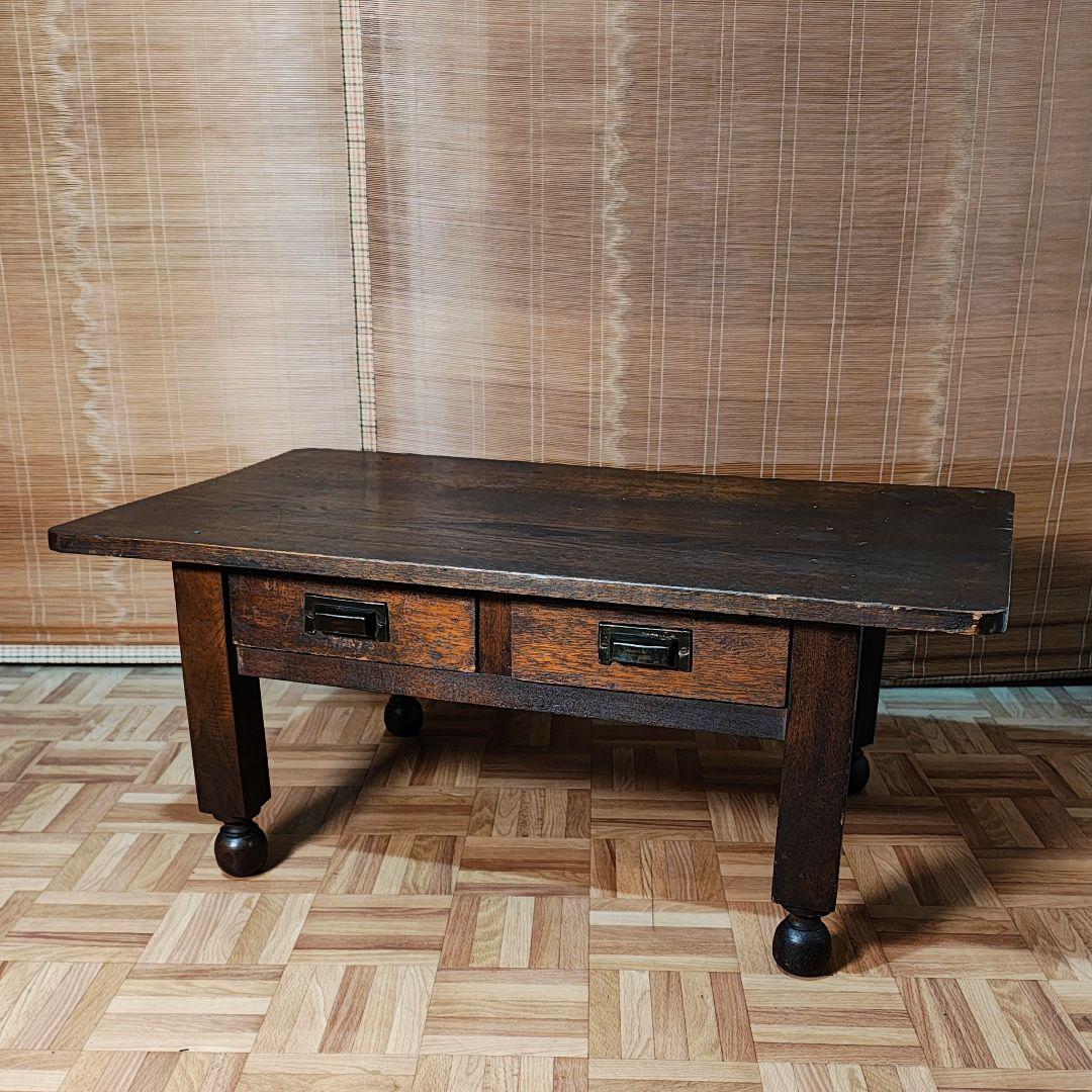 文机　昭和レトロ　小引き出し2杯　ちゃぶ台