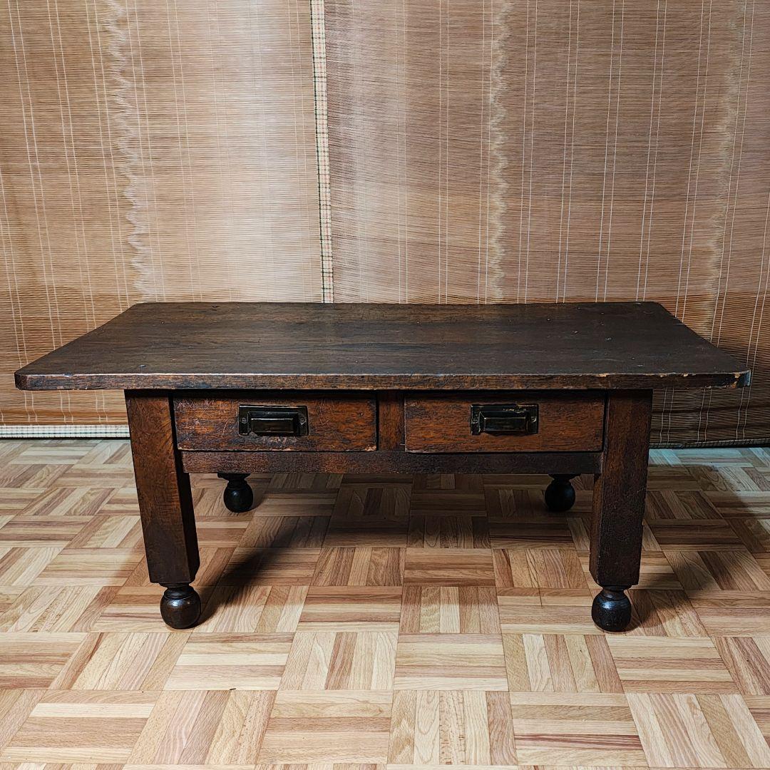 文机　昭和レトロ　小引き出し2杯　ちゃぶ台