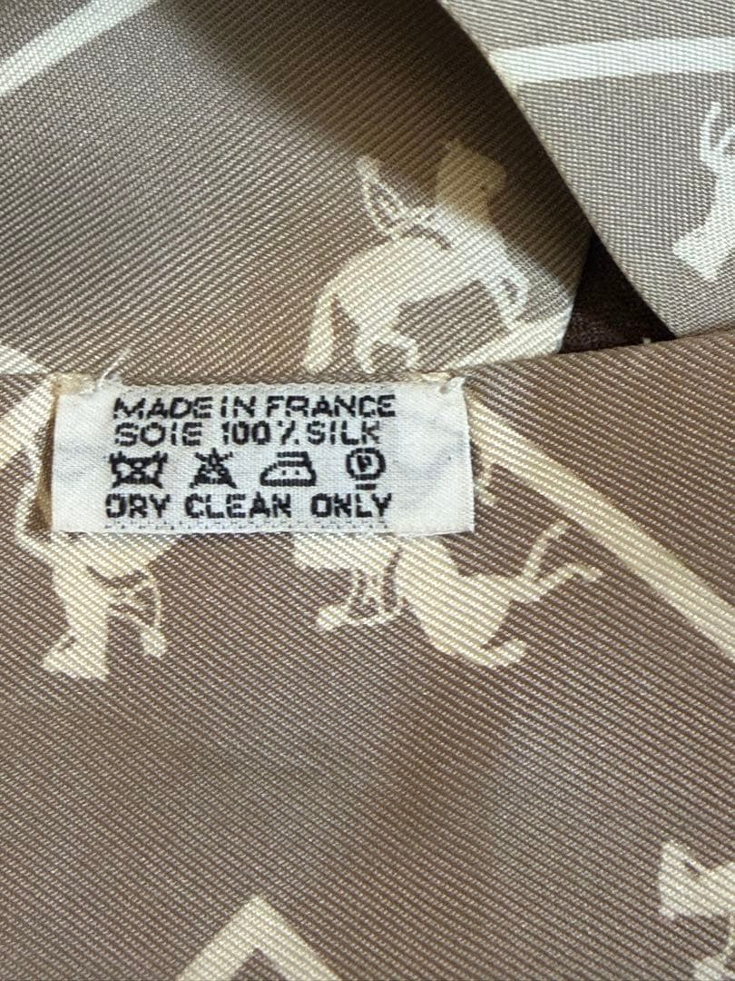 【美品】HERMES ツイリー エルメスツイリー ヘアーバンド シルクスカーフ