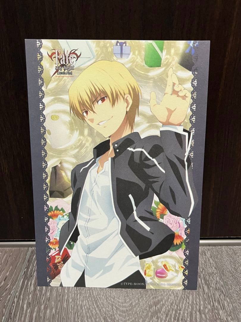 【非売品】Fate cafe DINING ホワイトデーカード　ギルガメッシュ