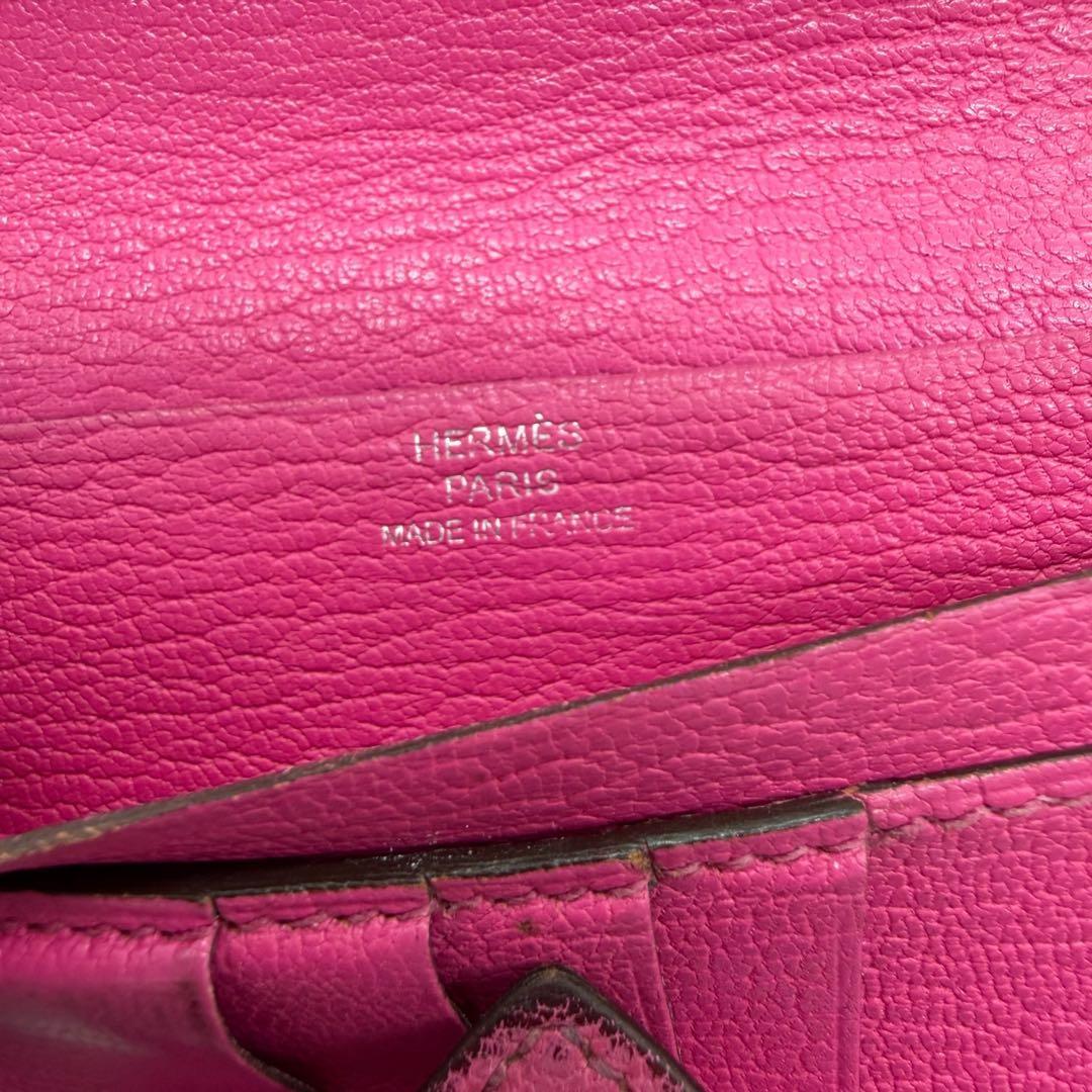 エルメス シェブルミゾル ベアンコンパクト コンパクトウォレット 二つ折り財布