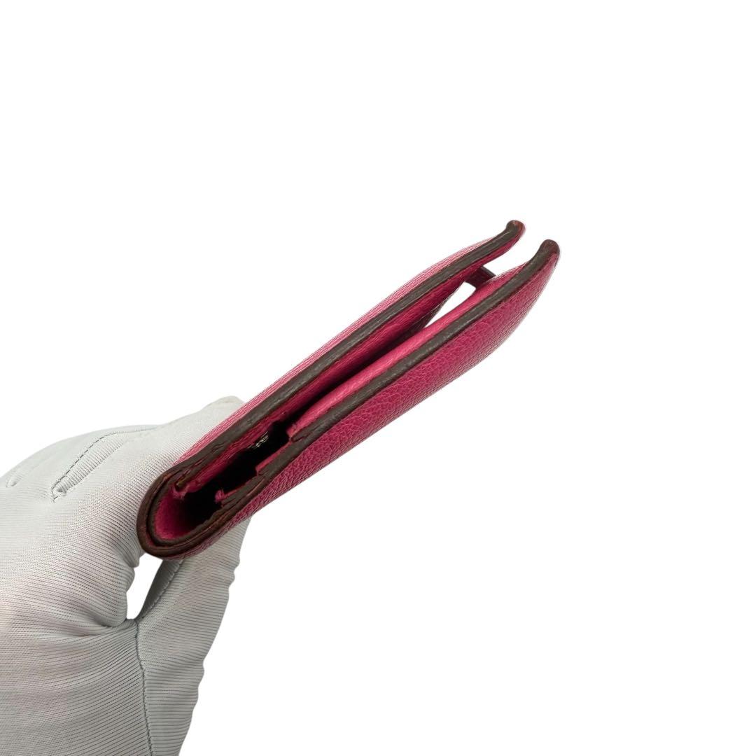 エルメス シェブルミゾル ベアンコンパクト コンパクトウォレット 二つ折り財布