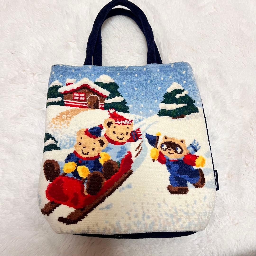 ファミリア　フェイラー　トートバッグ　スキー