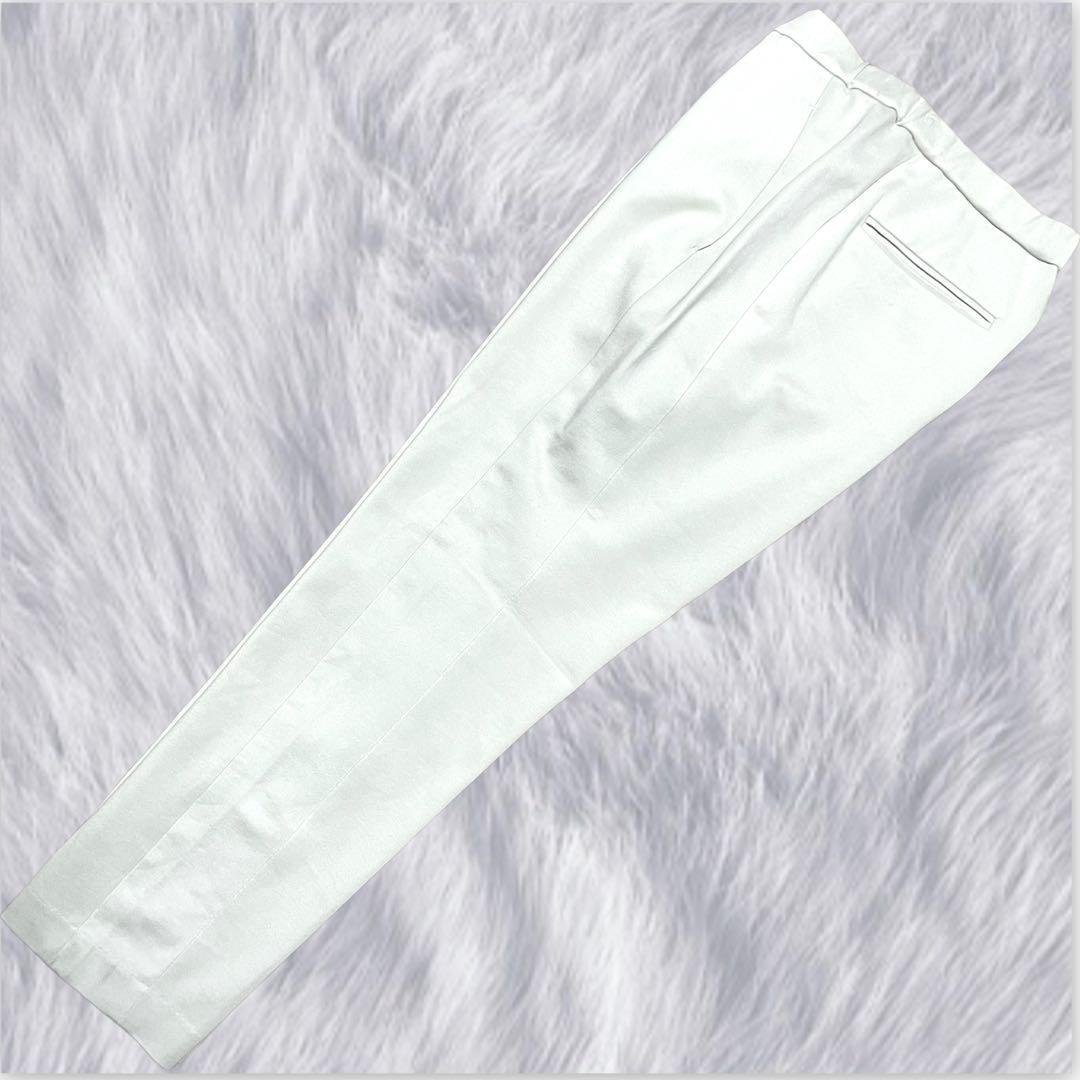 【TONAL】トーナル ノーカラージャケット セットアップ 3点セット オフ白M