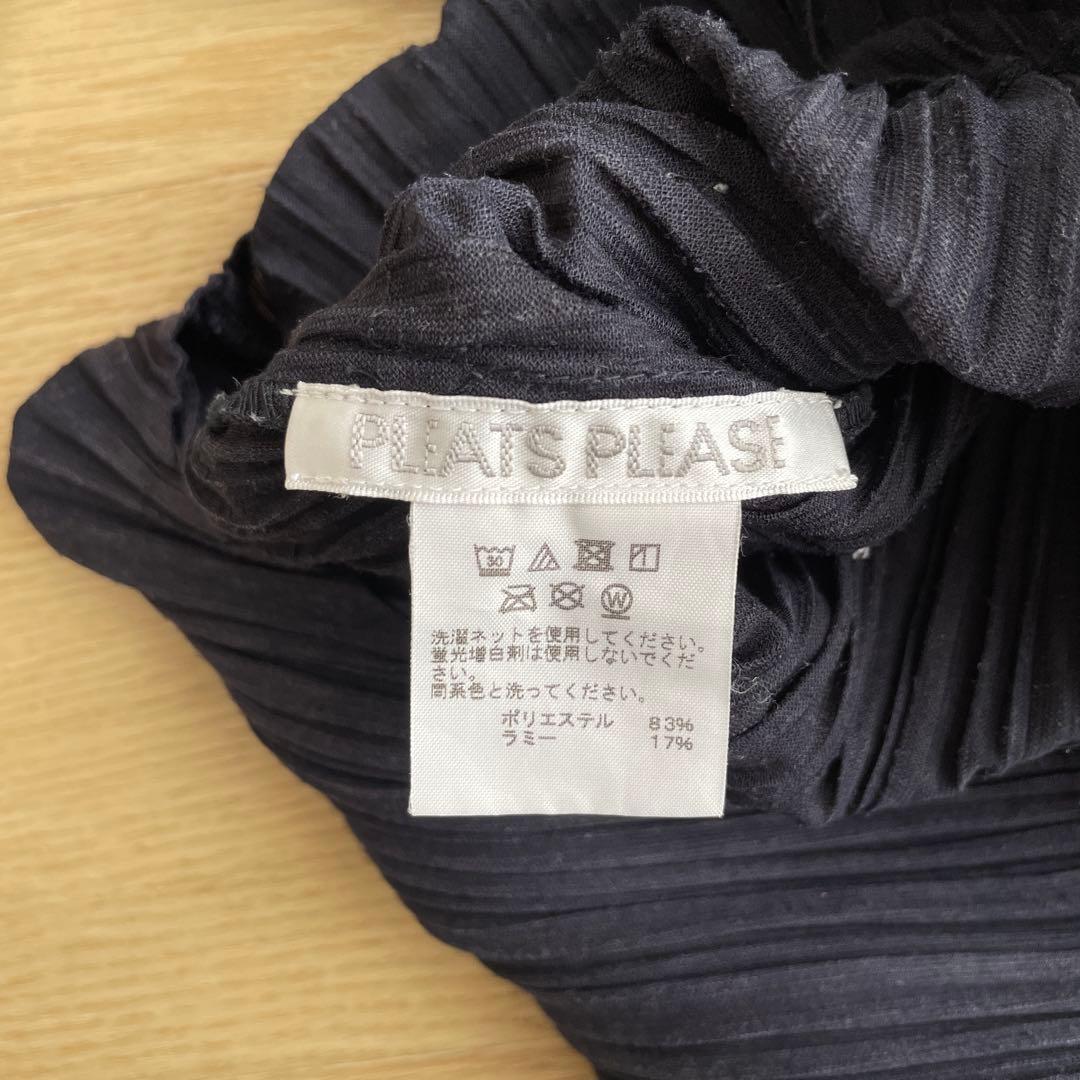 PLEATS PLEASE デニムプリントサロペット