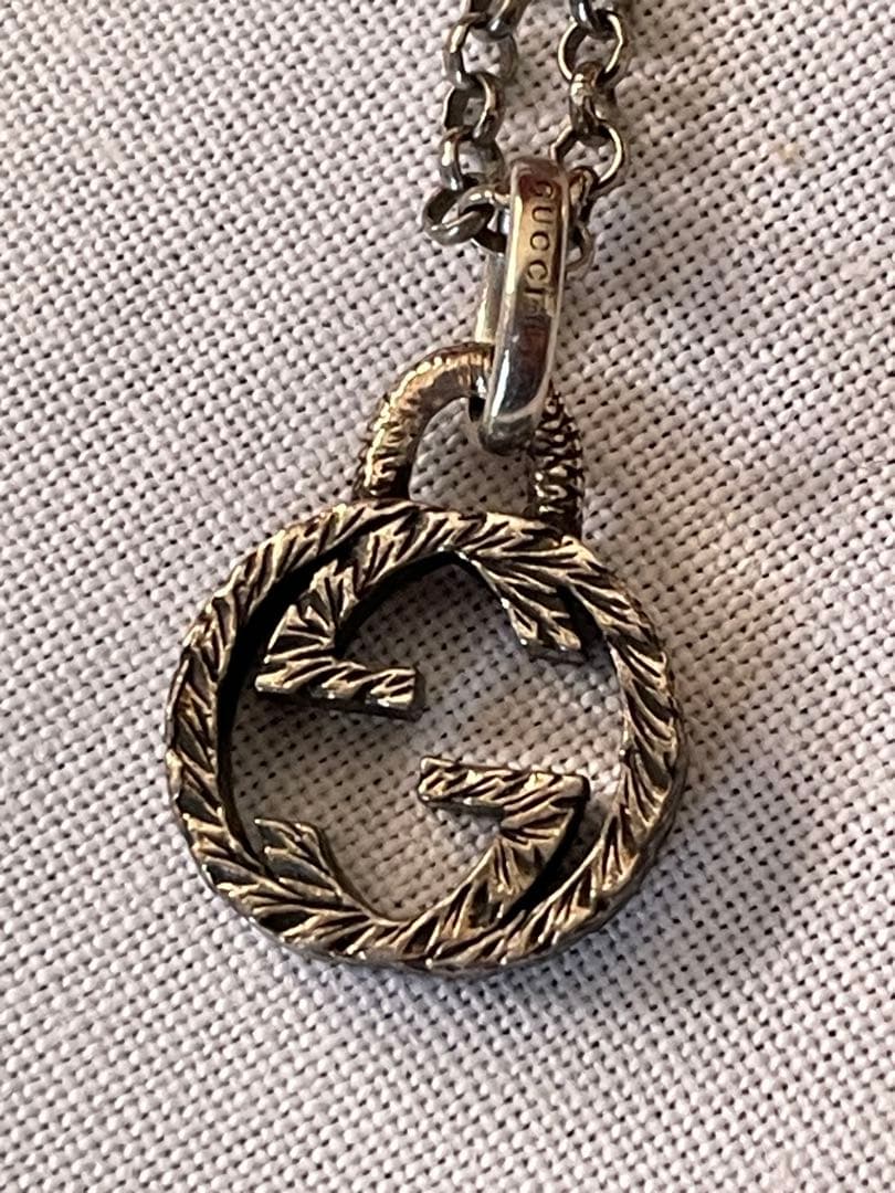 ◉セール！美品　グッチ　GUCCI インターロッキングG ネックレス シルバー