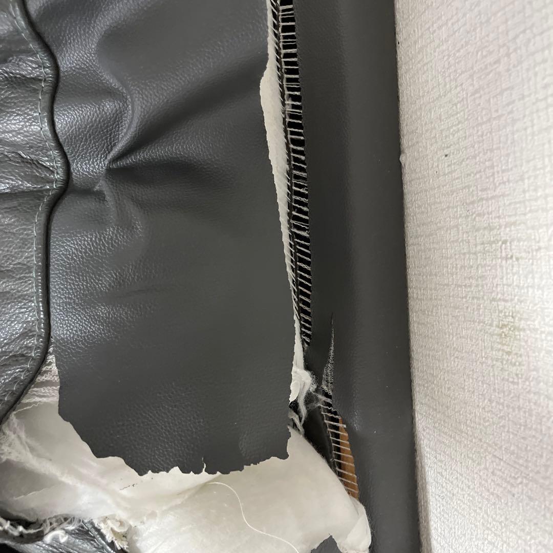 ニトリ　本革　コーナーソファ　ジャンク