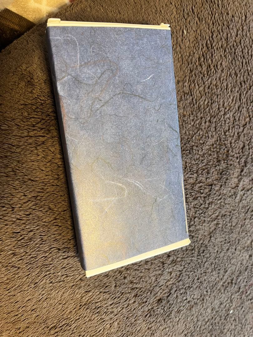 皇居　クロコ　黒長財布 袋付き