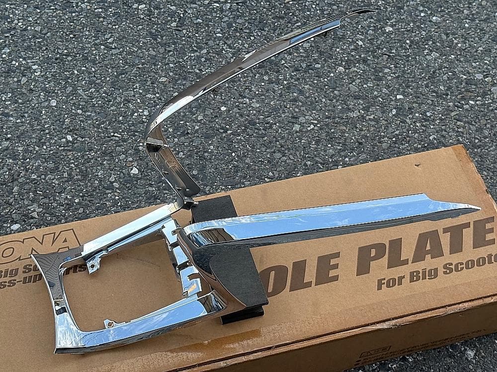 ラス１ 美品 ワイズギア 4D9 マジェスティ メッキインナーパネル SG20J