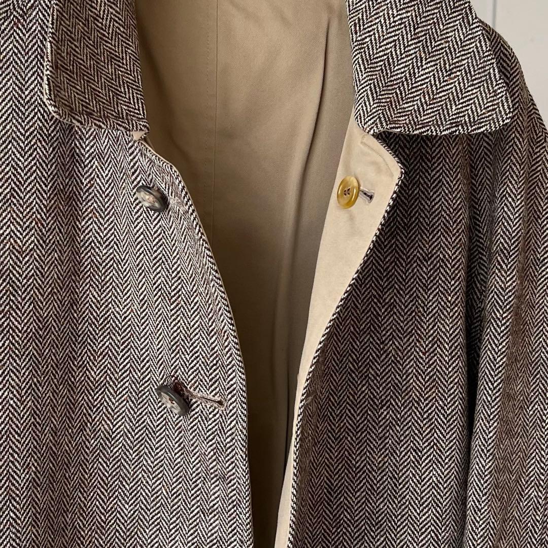 Sale【希少・美品】70s Burberryリバーシブル コート バーバリー