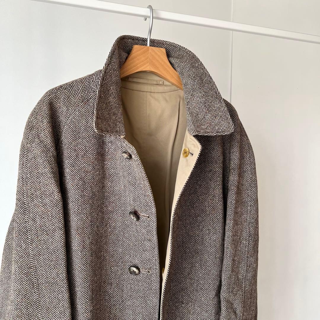 Sale【希少・美品】70s Burberryリバーシブル コート バーバリー