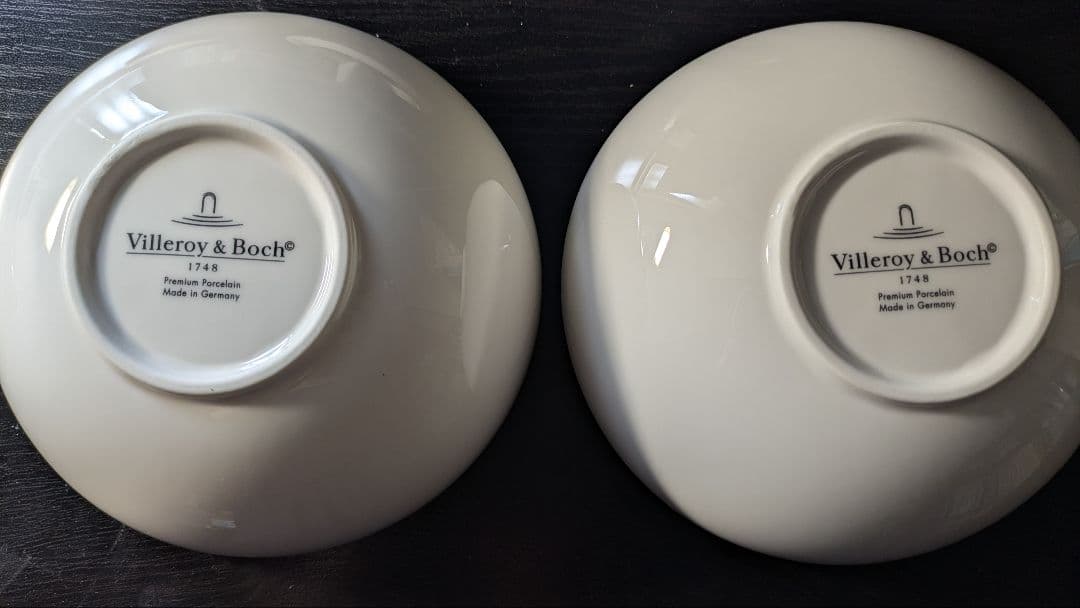 ビレロイ＆ボッホ　ニュームーン　シリアルボウル　２枚