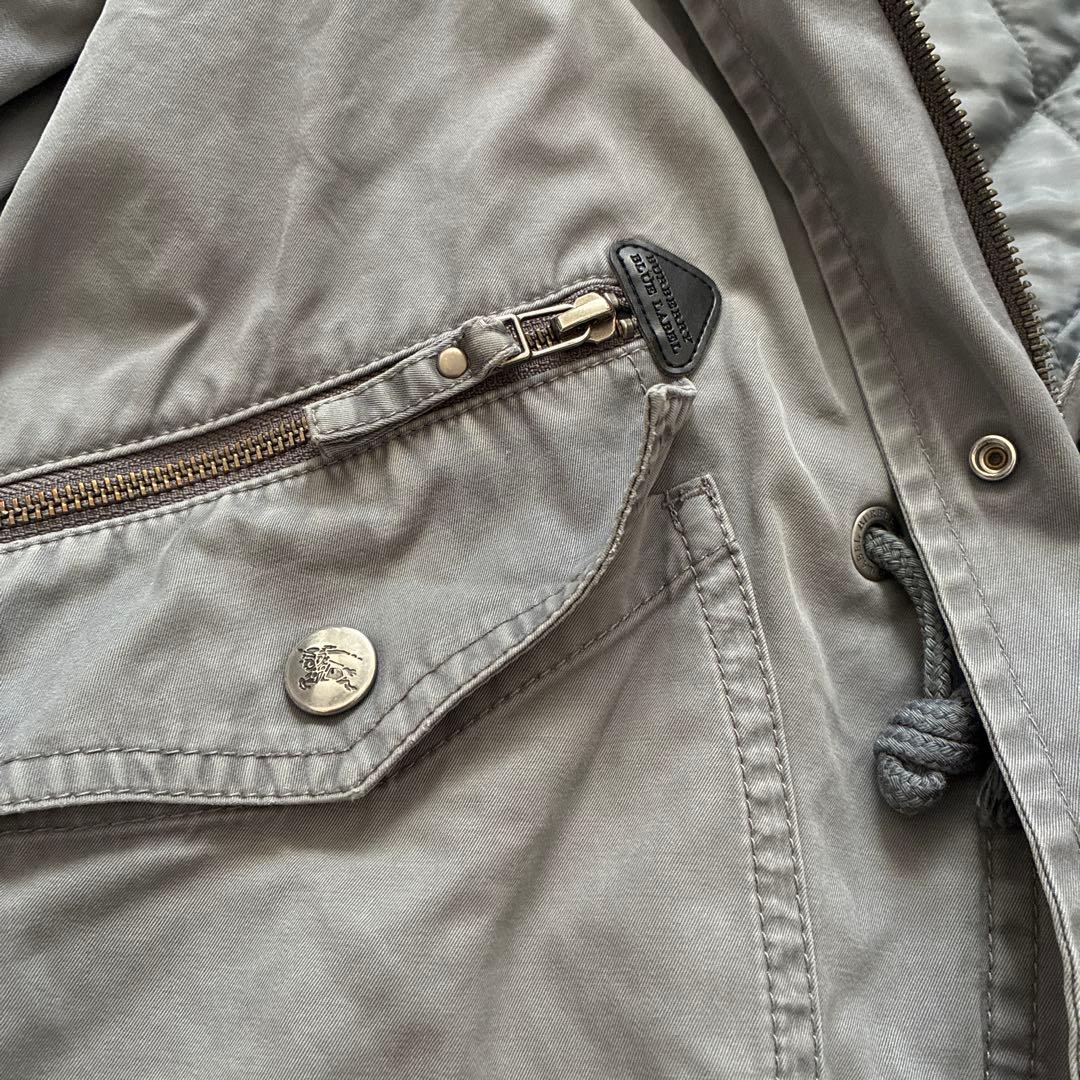 【希少】BURBERRY BLUE LABELモッズコート ライナー ミリタリー