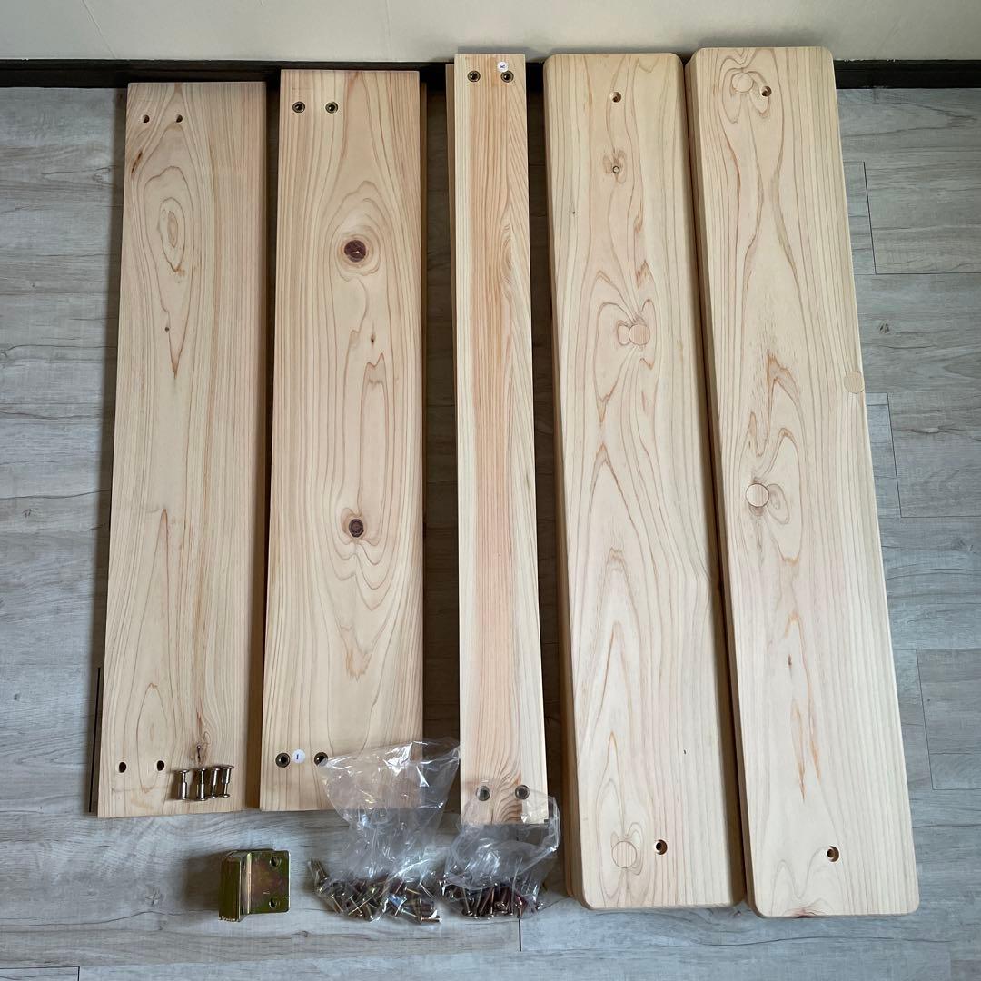 ⭐︎美品☆ 檜すのこベット シングルサイズ