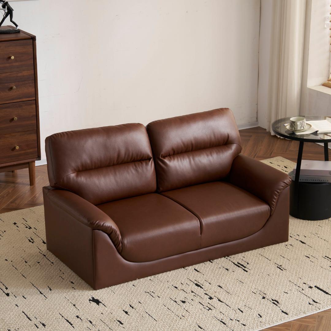 ソファ 二人掛け カウチ PUレザー モダン シンプル ソファー2P おしゃれ