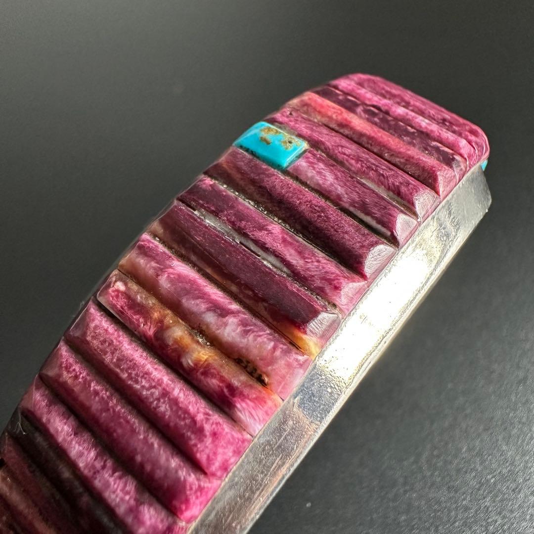 Navajo CP刻印　マルチカラーストーン　バングル