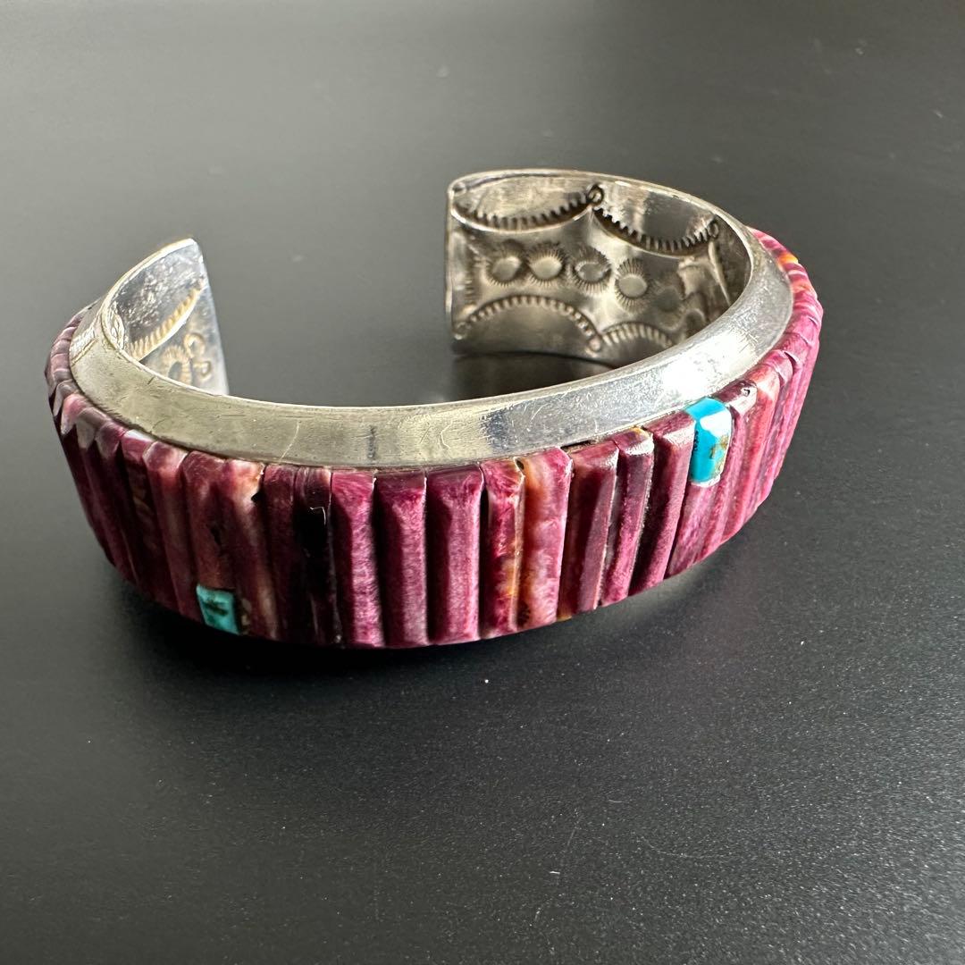 Navajo CP刻印　マルチカラーストーン　バングル