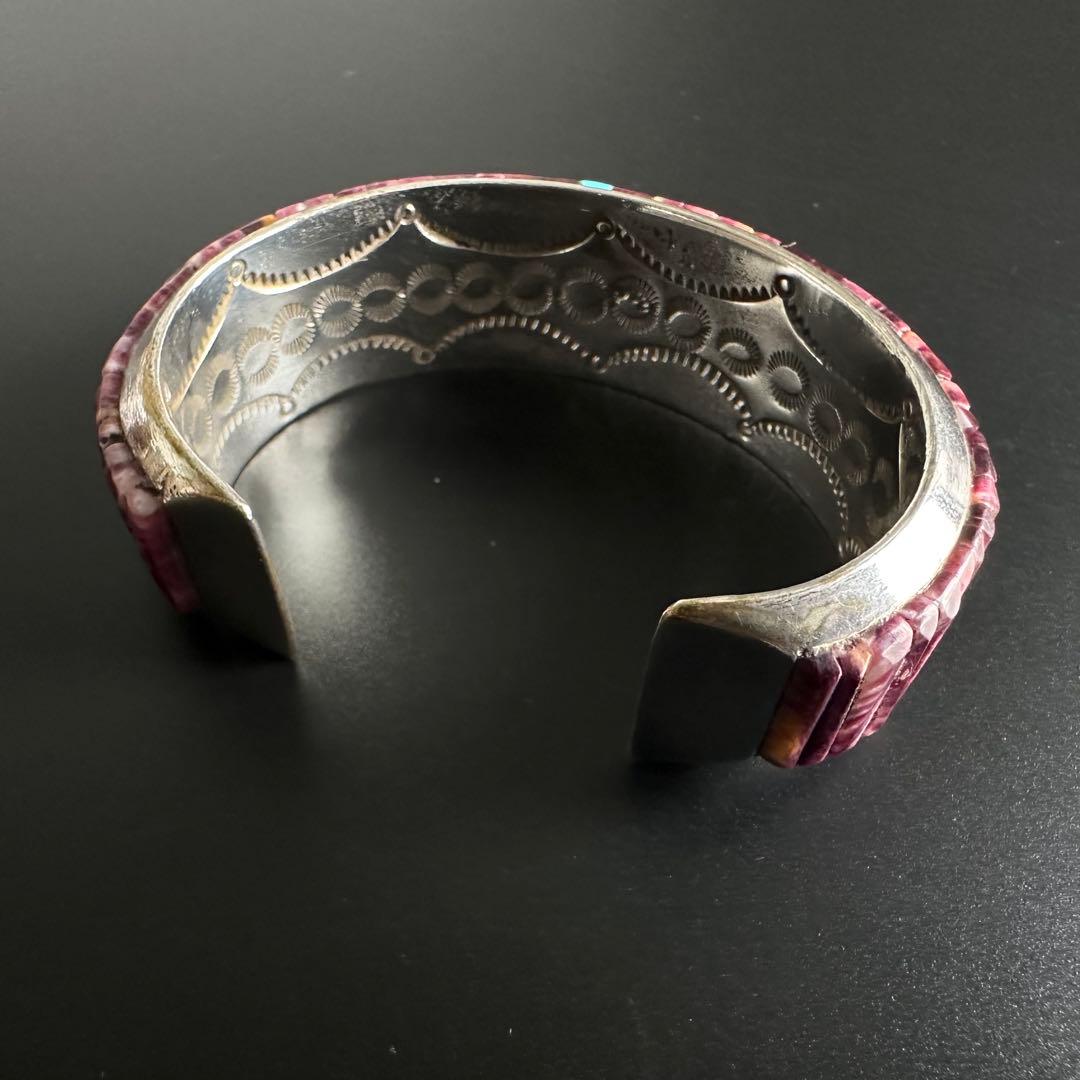 Navajo CP刻印　マルチカラーストーン　バングル