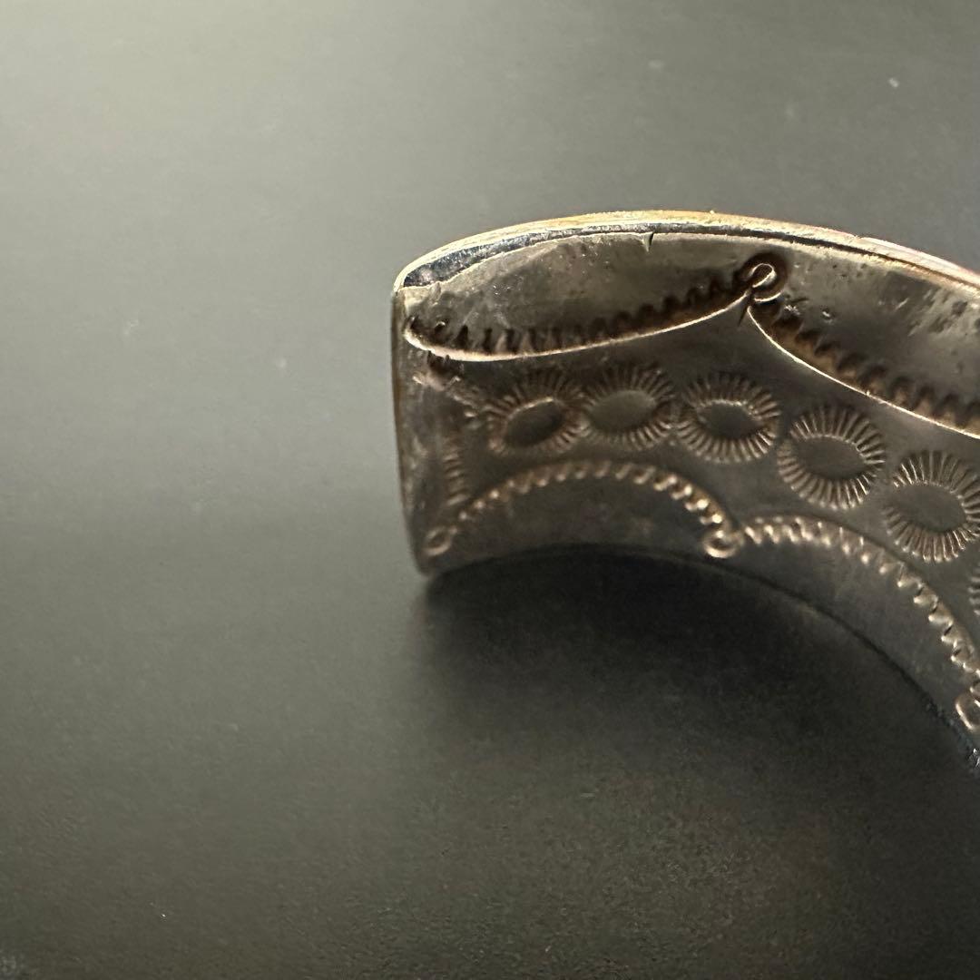 Navajo CP刻印　マルチカラーストーン　バングル