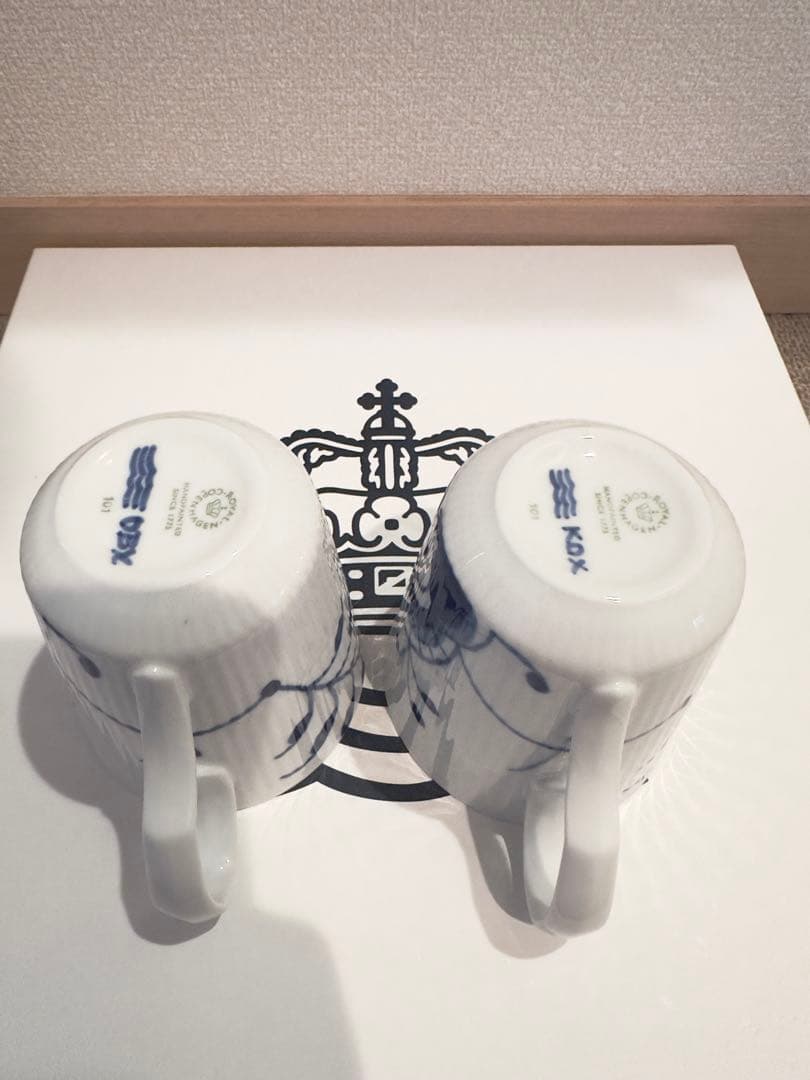 ロイヤルコペンハーゲン　ブルーフルーテッドメガ