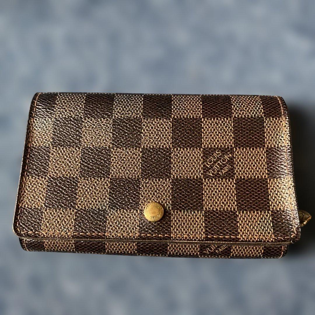 ルイヴィトンポルトフォイユトレゾールダミエ財布