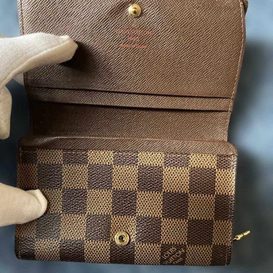 ルイヴィトンポルトフォイユトレゾールダミエ財布