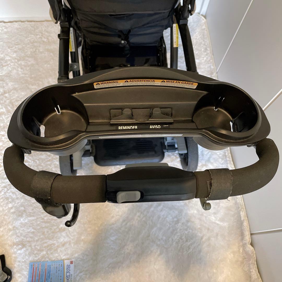 日本育児美品✨シットアンドスタンド　スマートライド　レインカバーセット2人乗り