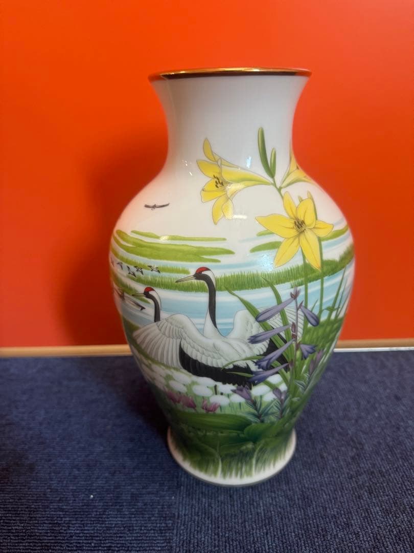 1631 原画　釧路湿原　花瓶