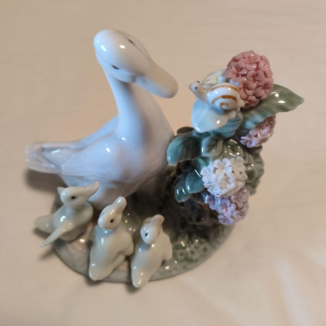 LLADRO　かたつむりとアヒルたち