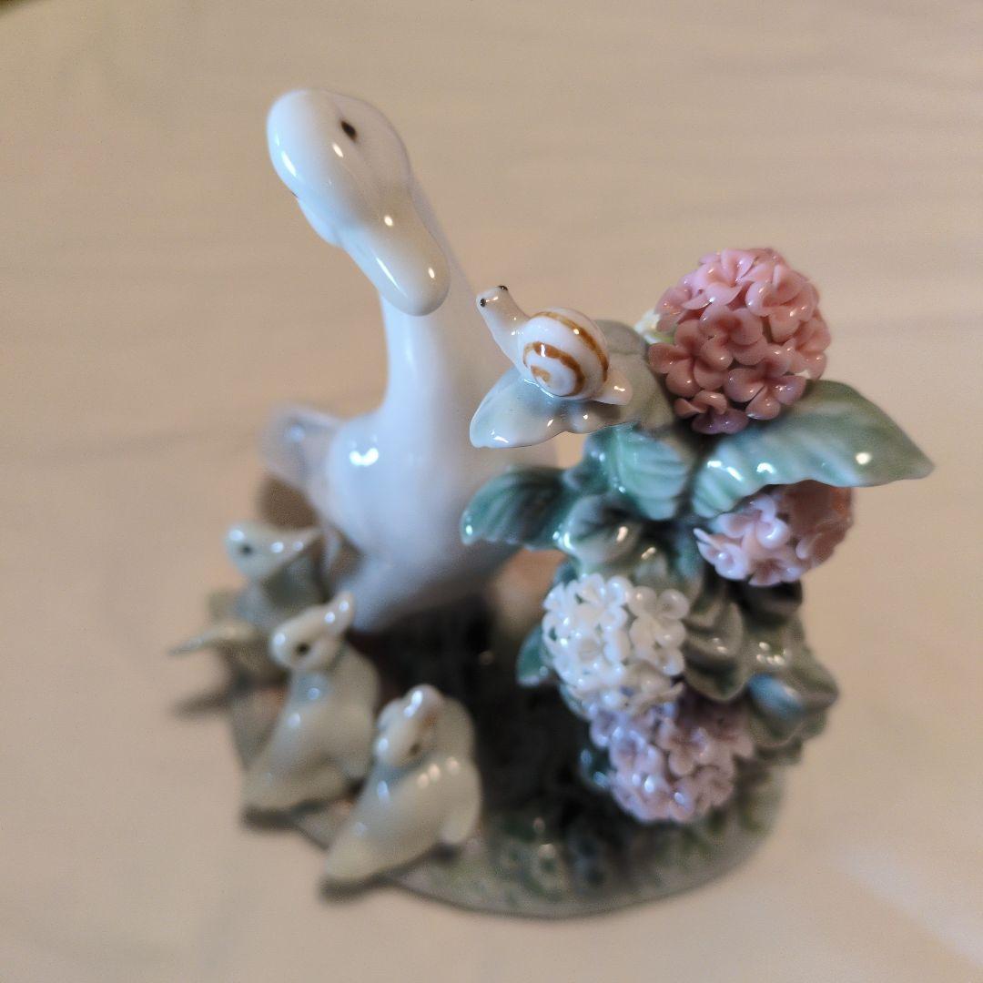 LLADRO　かたつむりとアヒルたち
