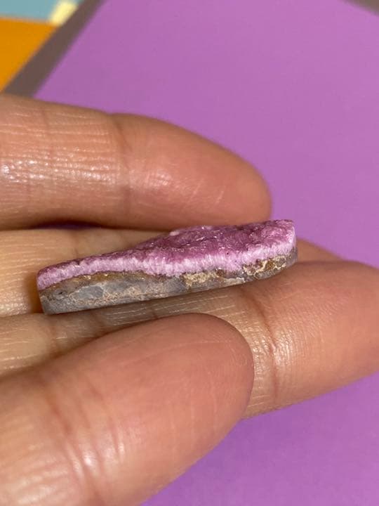 可愛い！ピンクコバルトカルサイト　ドロップ　ルース　天然石