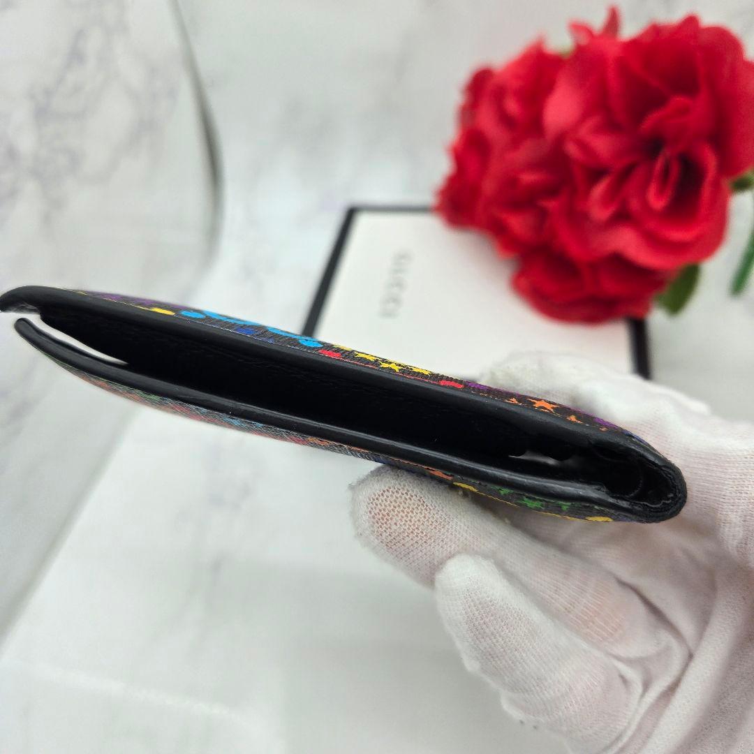 【希少】GUCCI グッチ 折り財布 財布 GG サイケデリック マルチカラー