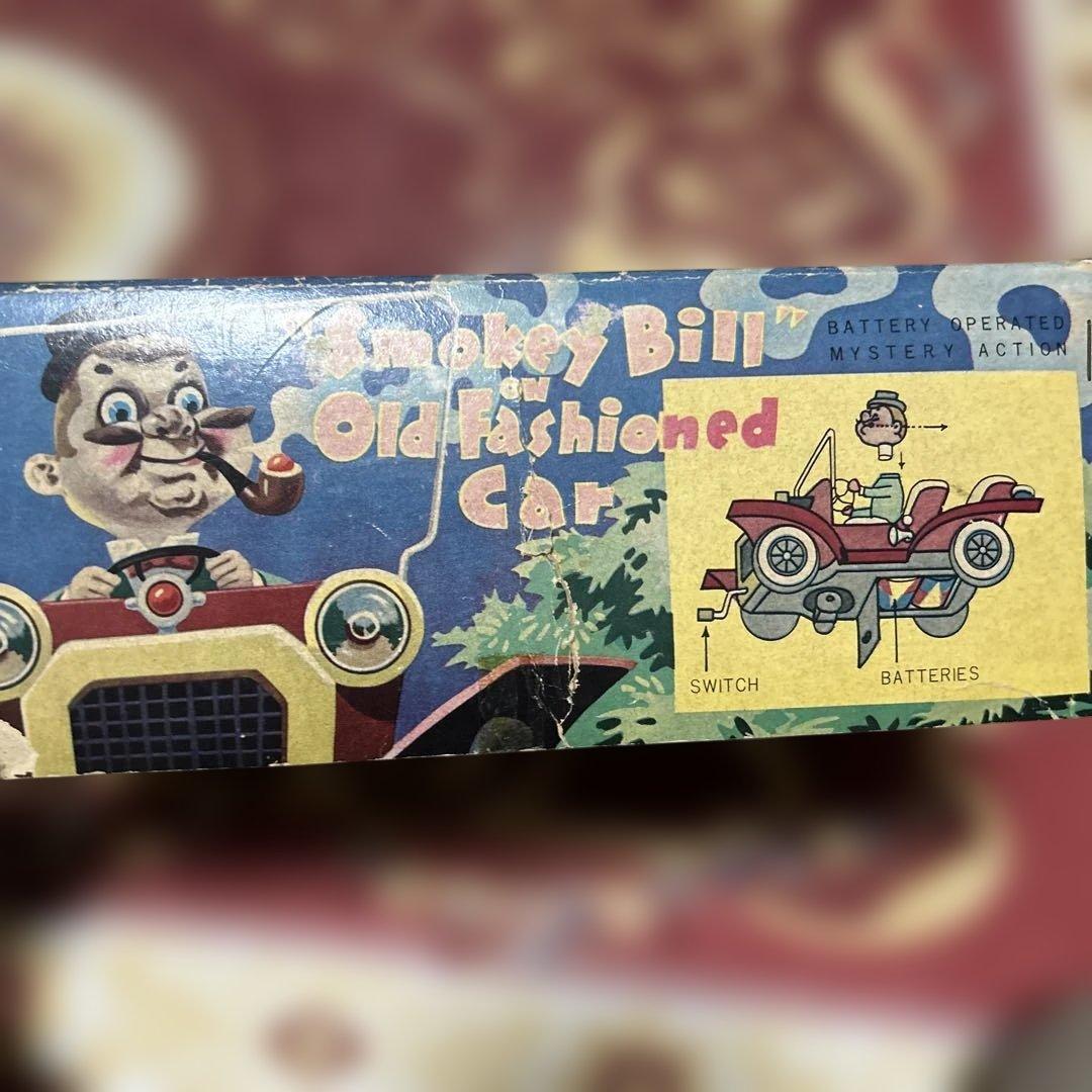 野村トーイ製 1960ブリキ玩具「OLD FASHIONED CAR」 外箱付き