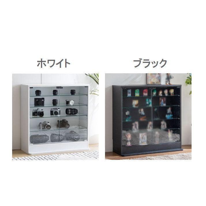 ☆【幅80cm×奥行28cm】 コレクションケース　ホワイト
