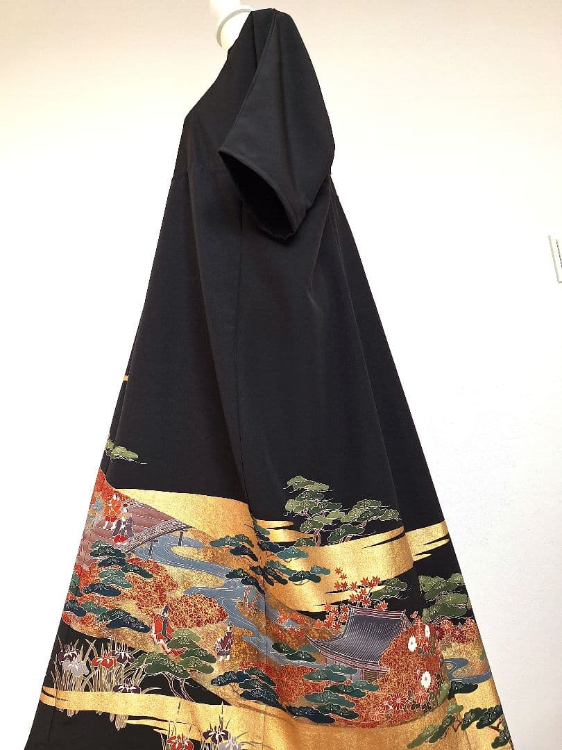 着物リメイクワンピース3619