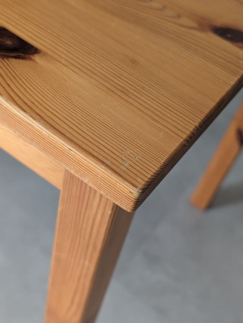 USED/無印良品 廃盤 パイン材 デスク MUJI 北欧 ヴィンテージ