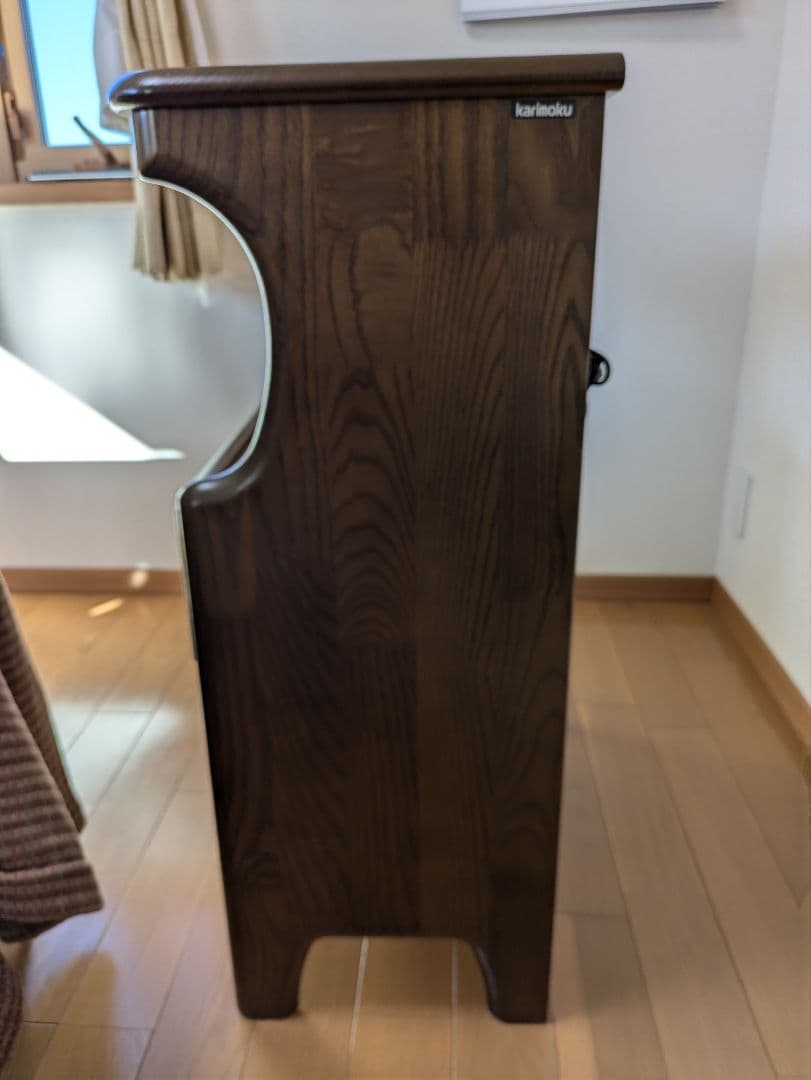 karimoku ダークブラウン シェルフ