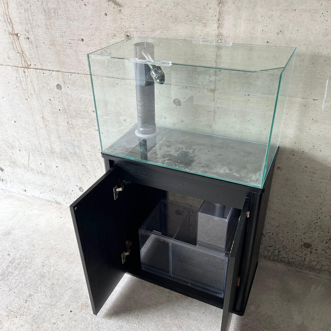 【セット】コトブキ 60cmオーバーフロー水槽セット★海水魚・サンゴ飼育に！