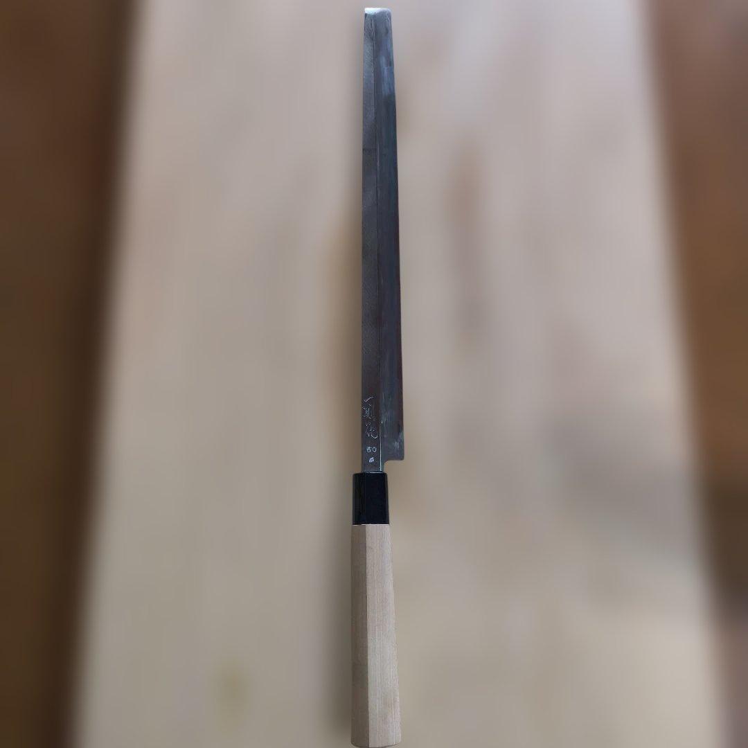 一則作　柳刃包丁　蛸引き　全長480mm