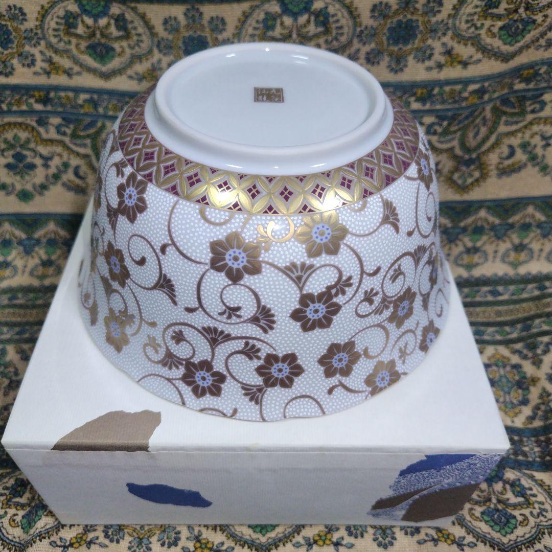 九谷焼　白粒鉄仙　鉢