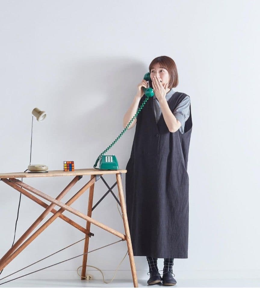 アトリエナルセ　コットンスラブジャンパースカート