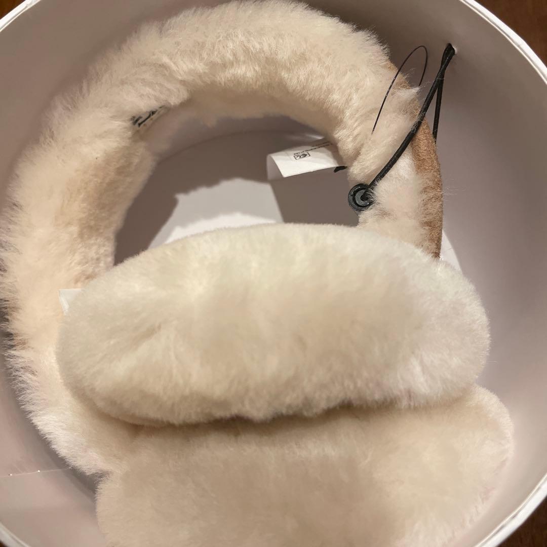 UGG フリース イヤーマフ クリーム色