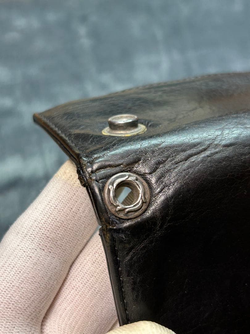 クロムハーツ　スリーフォールド　3FOLD 三つ折り財布　スターボタン