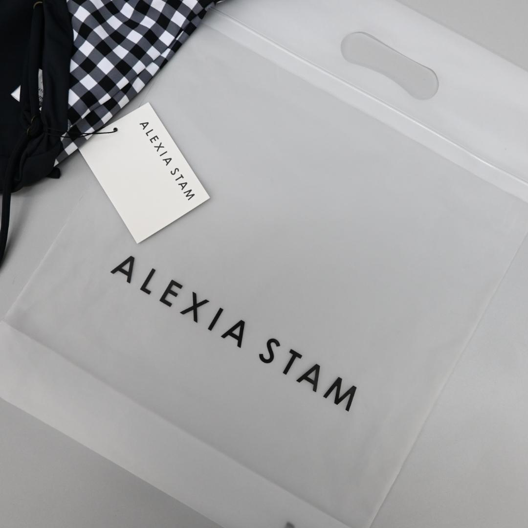 □ 45793★夏 定価2.5万 アリシアスタン スイムウェア ギンガムチェック