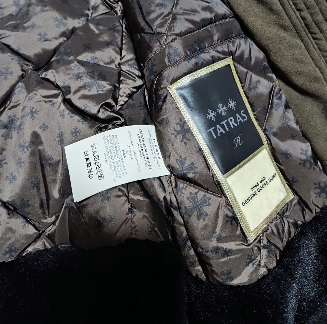 タトラス　VERGA　ムートン　ダウンジャケット　コート　ブルゾン　ライダース