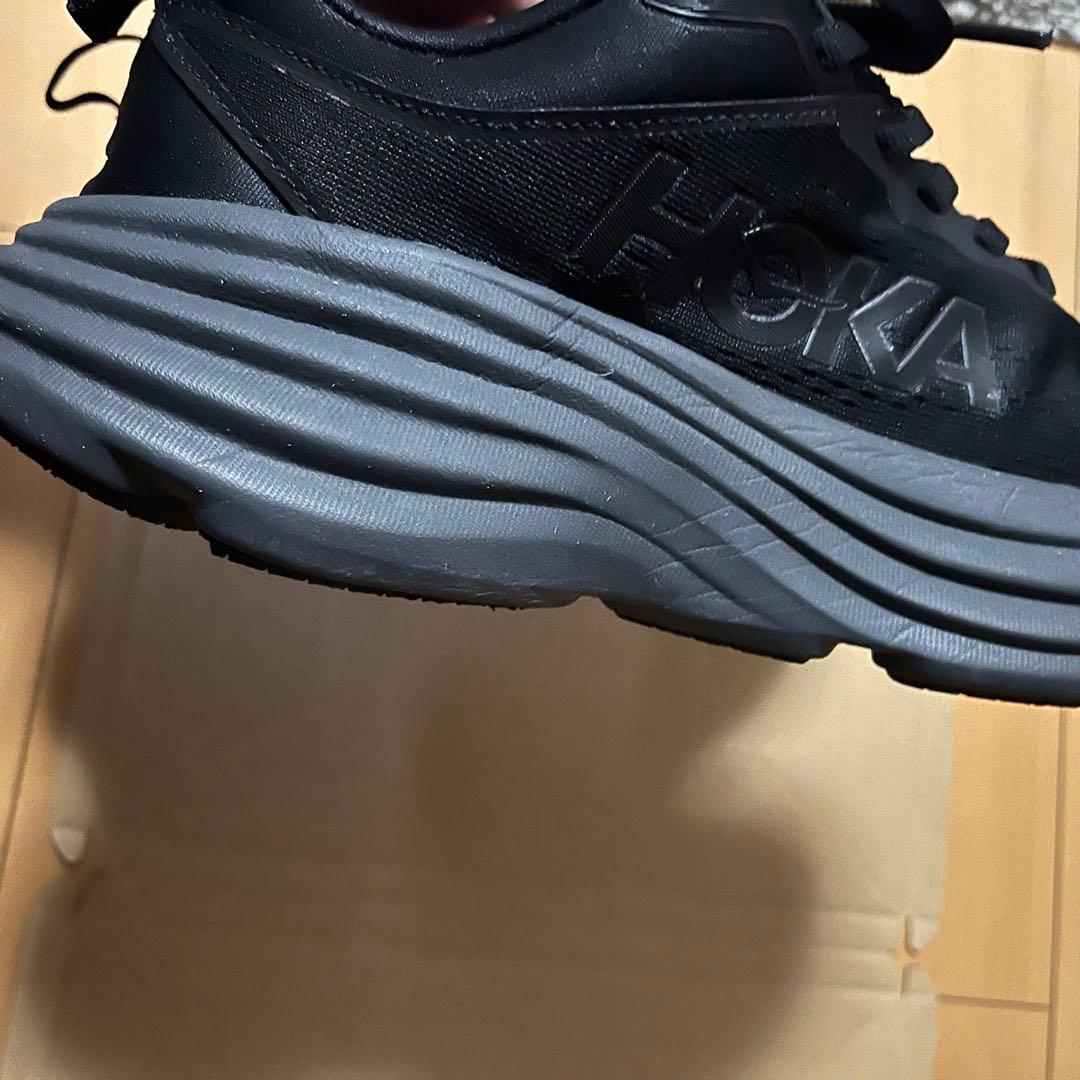 HOKA bondi8 24.5cm ブラック　ホカ　ボンダイ8