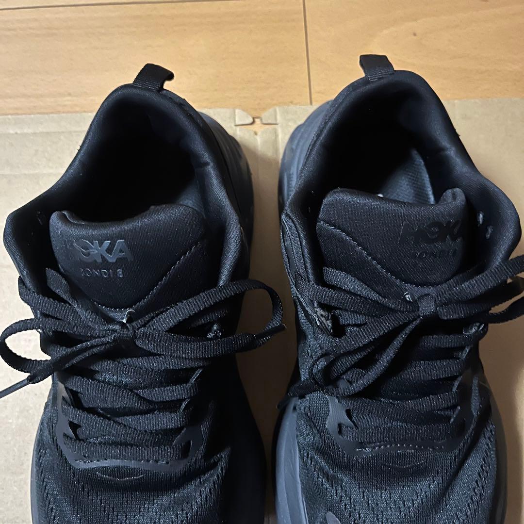 HOKA bondi8 24.5cm ブラック　ホカ　ボンダイ8