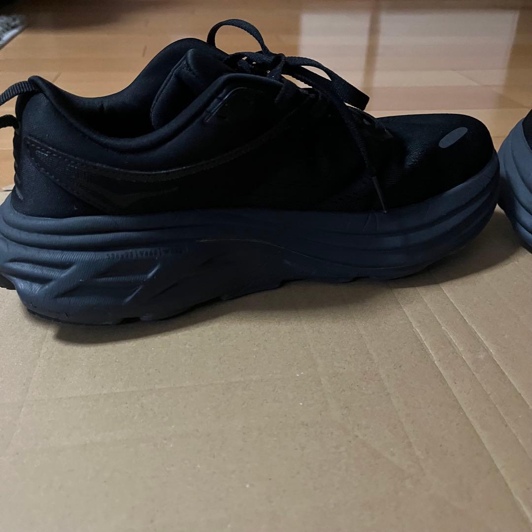 HOKA bondi8 24.5cm ブラック　ホカ　ボンダイ8