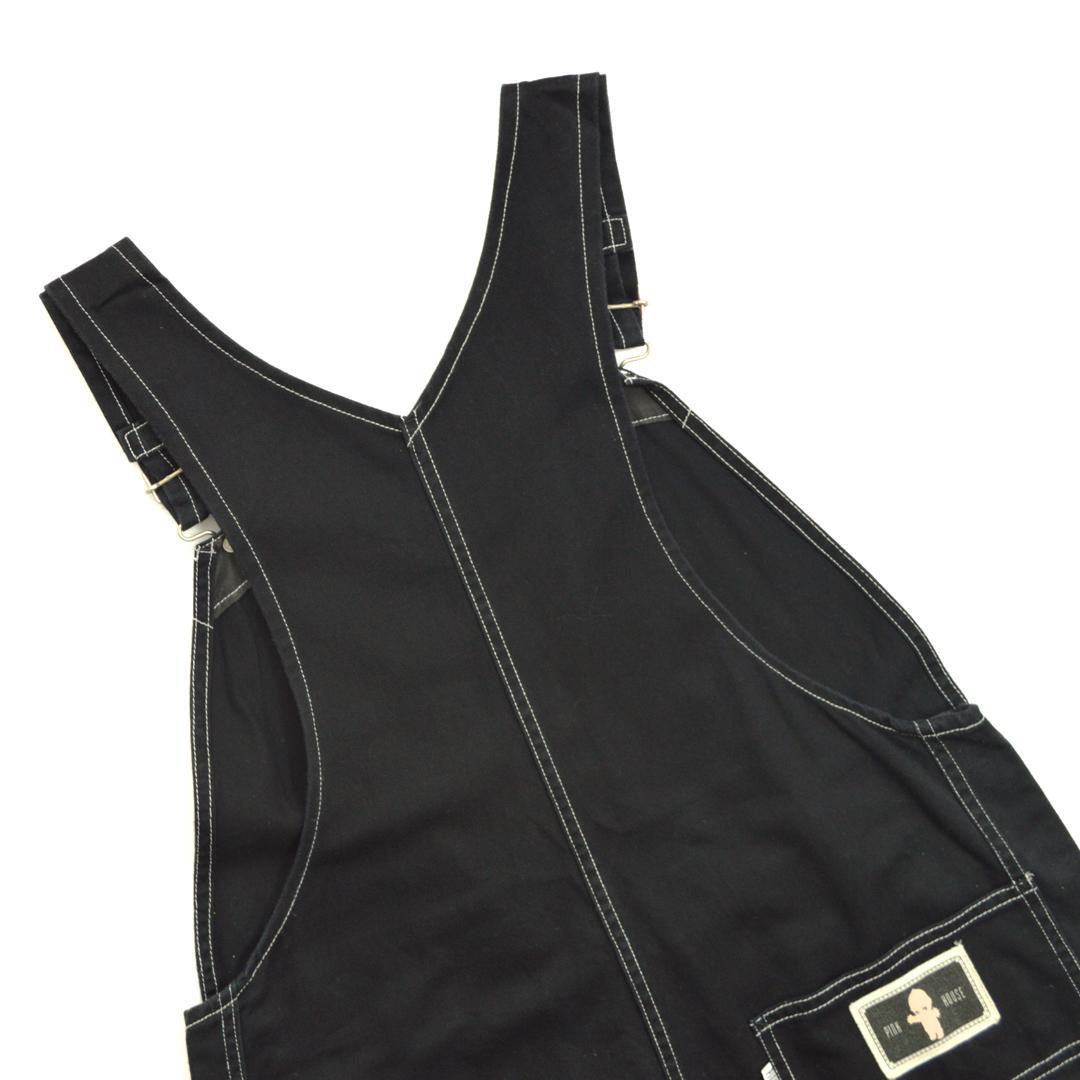 【極美品】PINK HOUSEピンクハウス日本製 レトロキューピーサロペット黒